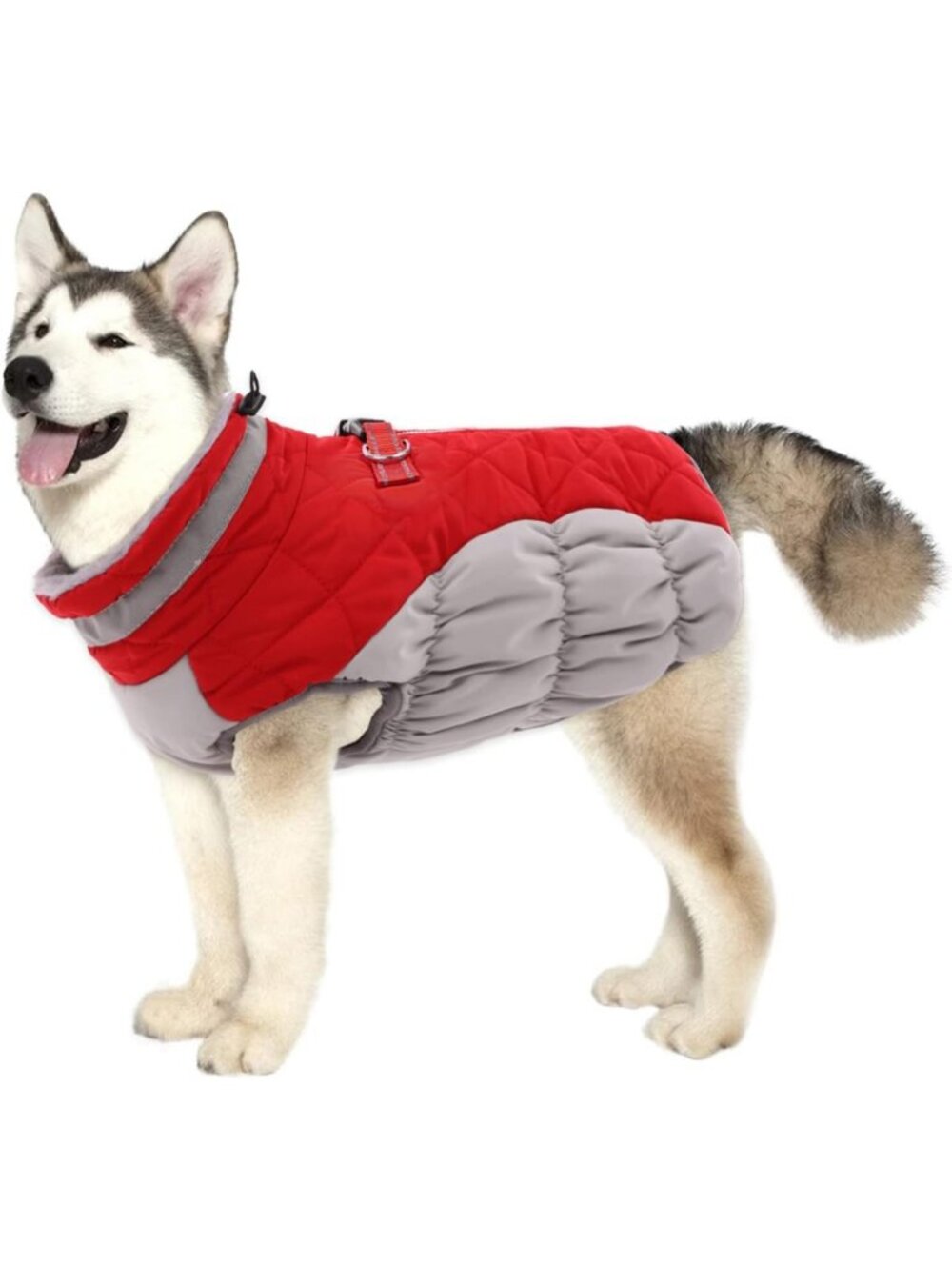 Warm Waterproof Dog Winter Coat with Harness - Cozy Jacket for Dogs